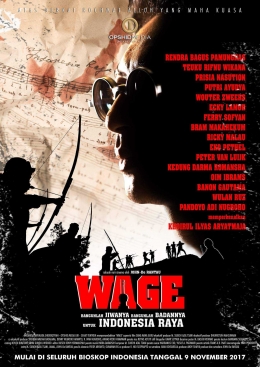 Poster film Wage (sumber: Opshid Media untuk Indonesia Raya)