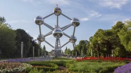 Atomium, penanda kota Brussels. Sumber foto: deredactie.be