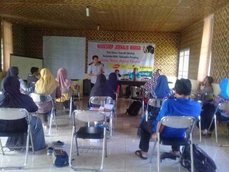 Suasana Kegiatan Workshop Jurnalis Warga