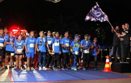 Start 60k Ultra Marathon di Astra International Sunter Jakarta Utara (Foto: Astra)