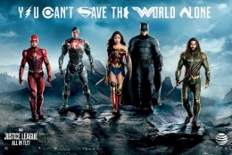 Justice League formasi awal tanpa Superman (sumber: IMDB)