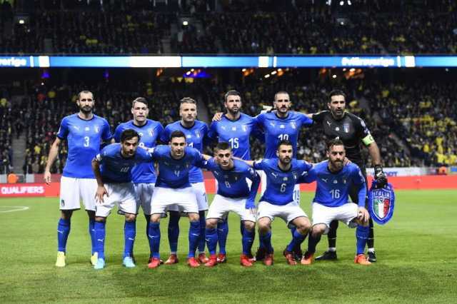 Tim Italia (Sumber: Photo: Jonathan Nackstrand/AFP.)