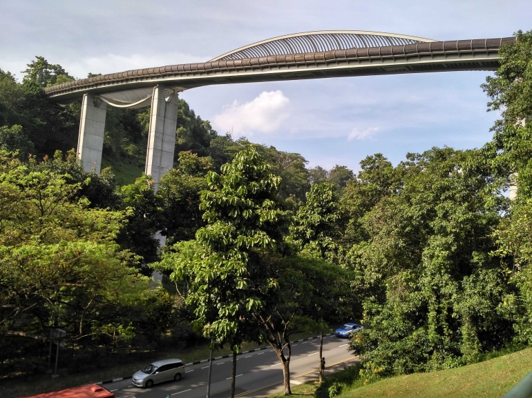 Henderson Waves, Jembatan Pejalan Kaki di Singapura. (Dokumentasi pribadi)