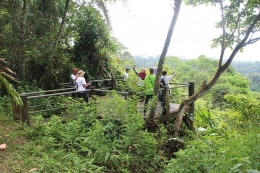 Titik Point untuk melihat flora dan fauna di Taman Nasional Gunung Gede Pangrango (dok pribadi)