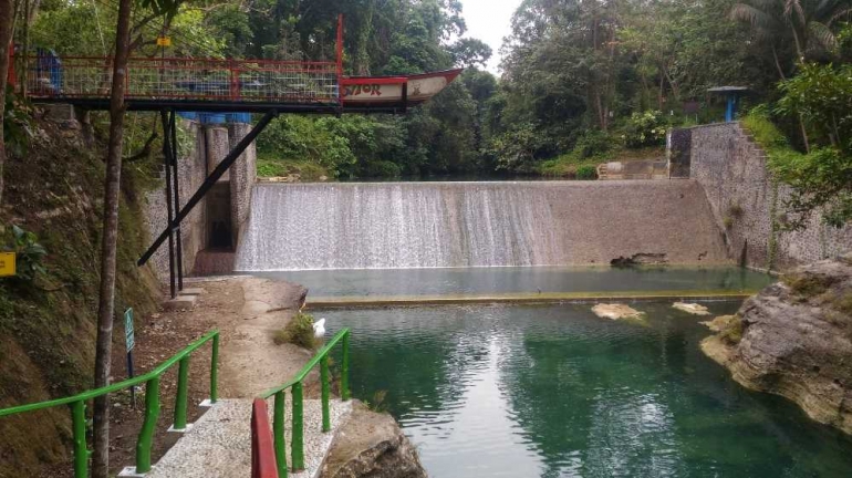 Bendungan Sungai Citumang (sumber: dokpri)