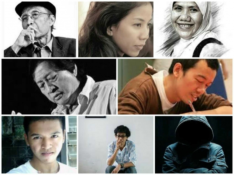 Penulis Buku Puisi Terfavorit Anugerah Pembaca Indonesia 2010-2017