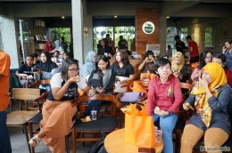 Teman-teman Bloger Jogja yang hadir dalam pre-launching Jogja Cushy Cheese (Dokumentasi Pribadi)