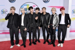 BTS at AMAs Red Carpet