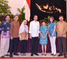 Foto bareng Pak Jokowi (dok. Istana)