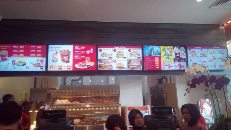 Menu dari Ayam Top Dubai