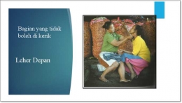 Leher Depan Tidak boleh di kerik. Sumber gambar : Materi Presentasi Prof. Dr. dr. Didik Gunawan Tamtomo