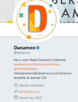 dok: https://twitter.com/danamon