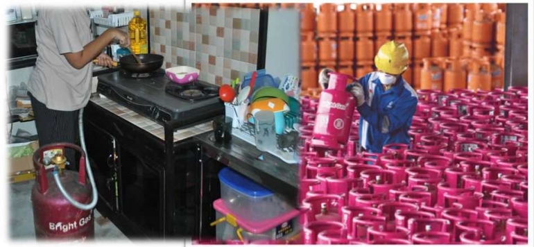 Penggunaan Gas Bumi (Gas tabung ) dalam Rumah Tangga
