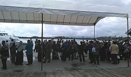 Rombongan Turis Muslim di Pelabuhan Ulee Lheu (Doc Pribadi