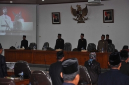 Rapat pariourna DPRD Kabupaten Bangka (dok. Humas Bangka)