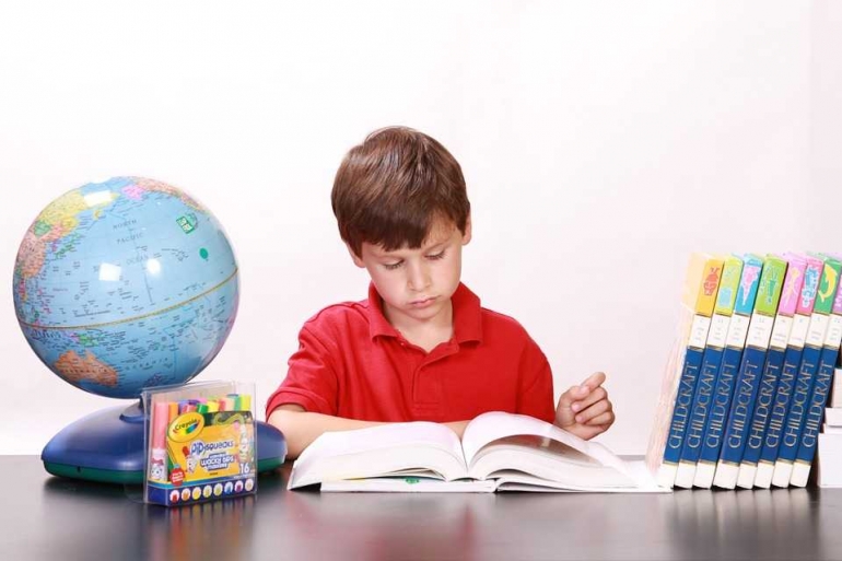Anak Kecil Membaca Buku (pixabay.com)