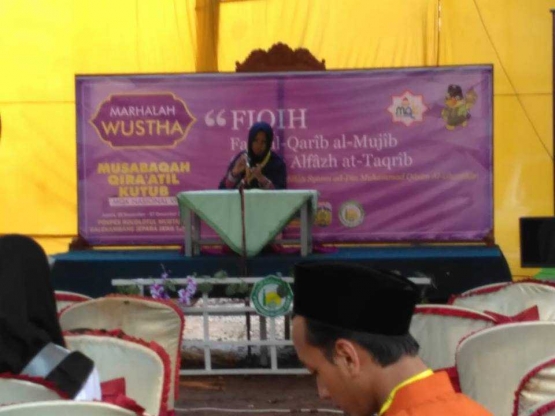 dok pri , peserta marhalah mustha sedang berlomba