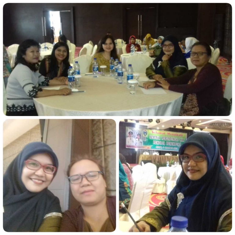 Keterangan foto: bersama para relawan LSM Bitra Indonesia. (Dok. Pribadi)