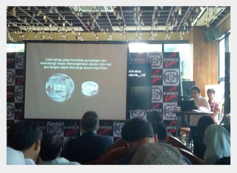 Kukio Ibe menceritakan perjalanannya melahirkan Casio G-Shock (dokpri)