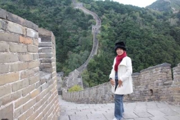 Beruntung sudah menginjakkan kaki ke Tembok Besar China (dok asita)