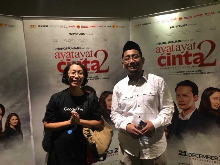 foto bersama penulis, Kang Abik. Dokumentasi