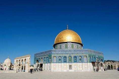 Kubah As shakrah di Yerusalem, salah satu tempat suci bagi umat Islam (aboutislam.net)