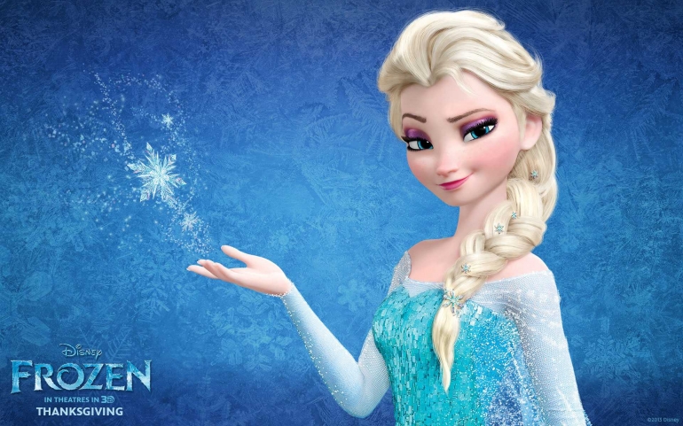 sosok elsa dalam film frozen (sumber: http://images6.fanpop.com/image/photos/39700000/Frozen-Movie-Elsa-Wallpaper-disney-princess-movies-39744517-1920-1200.jpg)