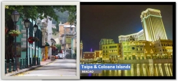 Pemandangan sudut pulau Taipa dan Coloane yang modern dan tradisional (Sumber: Flickr & Video Blocks)