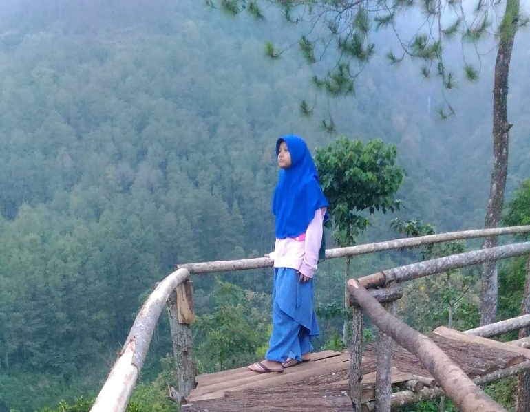 saat di Coban Glotak, Malang (dok.pribadi)