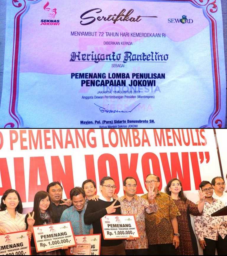 Menangkan Lomba Berkat Kisah Papua. Dok:Pribadi