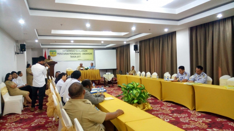 Acara Pembahasan Raperda di Mimika. Dok:Pribadi