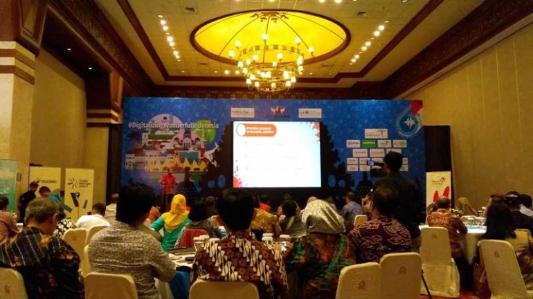 Suasana seminar Digitalizing Wonderful Indonesia, 14 Desember 2017 di Jakarta. (Foto: Gapey Sandy)