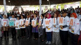 Deklarasi Gerakan Bersama Stoip Perkawinan Anak di Mataram, NTB.