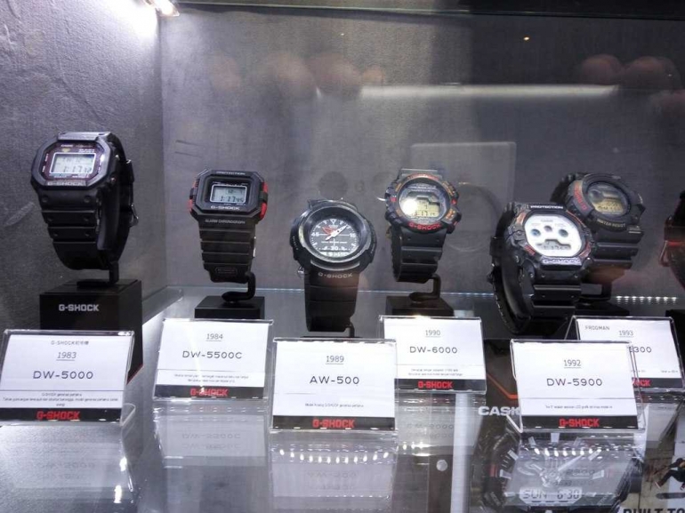 Tahun 1983, merupakan awal diluncurkannya generasi pertama G-SHOCK, di Amerika Serikat (dok.windhu)