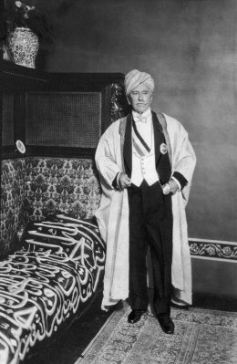 ' Lord Headley atau yang dikenal sebagai  Sheikh Rahmatullah al-Farooq memeluk Islam tahun 1913. Photo: Getty.  