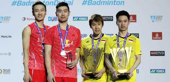 Marcus Gideon dan Kevin Sanjaya juara Dubai World Super Series Finals 2017/badmintonindonesia.org