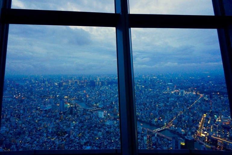 Indahnya gemerlap kota Tokyo (Dok Annisa Budiarti)