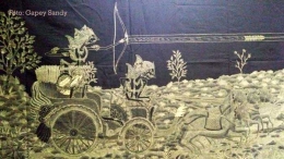 Batik Karno Tanding koleksi Dudung M Romadhon dari Batik Dudung, Pekalongan. (Foto: Gapey Sandy)