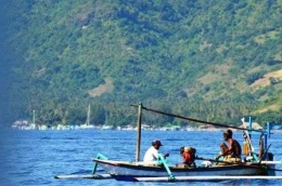 Nelayan di Gili Trawangan (Foto Ahyarros)