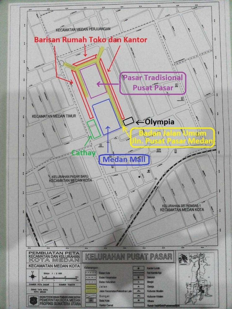Edit tambah keterangan Peta Kelurahan Pusat Pasar