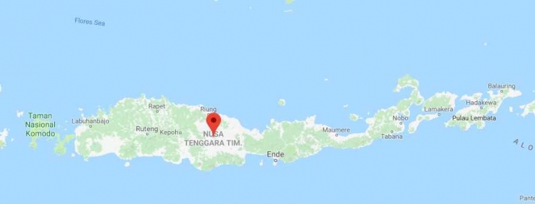 Pulau Flores (sumber:googlemaps)