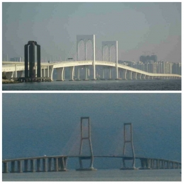 Jembatan Suramadu, photo bawah (Dok pri)