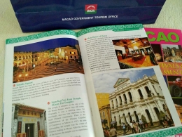 Publikasi panduan wisata Macao (Foto: Dok. Ang Tek Khun)