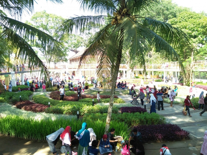 Taman bunga karang resik. (Dokumentasi Pribadi)