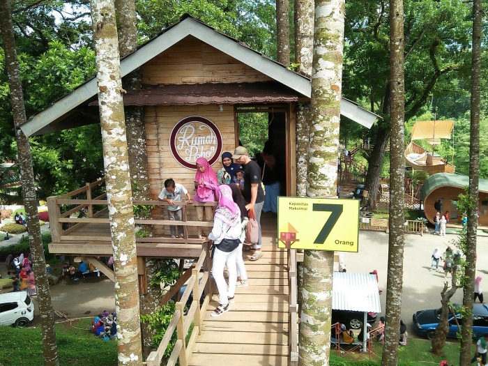 Rumah pohon. (Dokumentasi Pribadi)