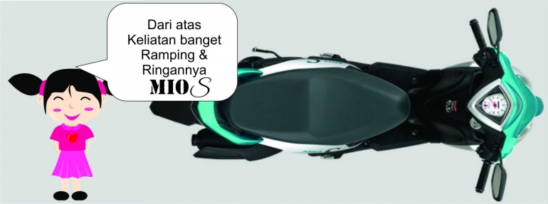 desain mio keliatan ramping (gbr dari http://www.yamaha-motor.co.id/ dengan pengeditan)