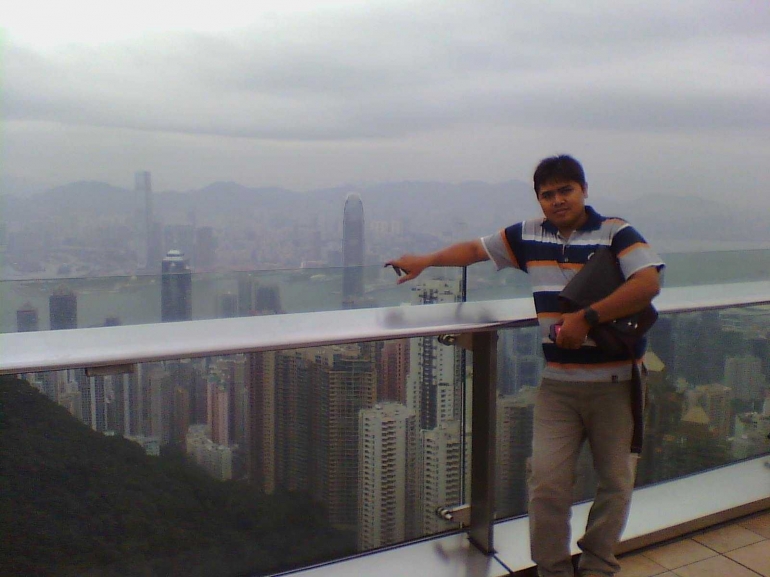 Akin berfose di Macao (Foto Akin)