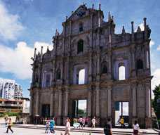 Reruntuhan Kathedral St. Paul (Sumber: http://id.macaotourism.gov.mo)