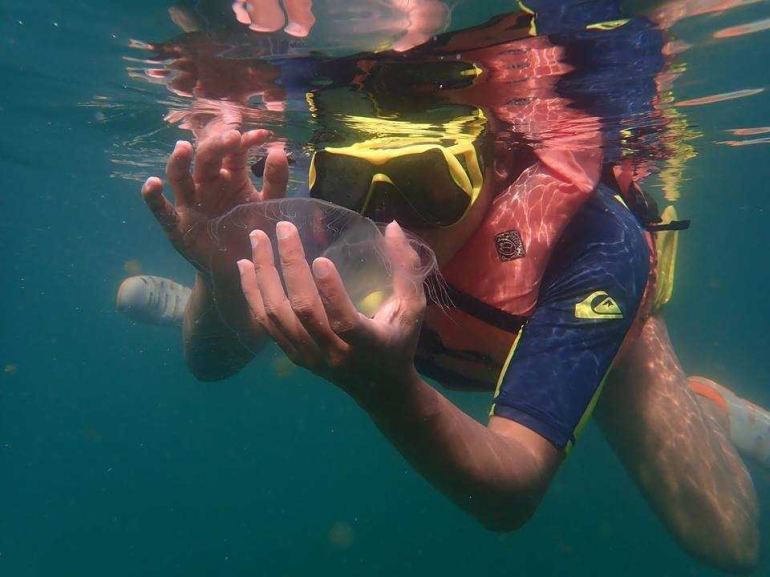 Berenang bersama ubur2 di Danau Kakaban (dok Kakaban)
