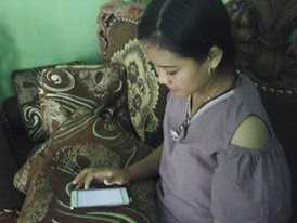 Dok.pri Bung Desa Piawai dalam bergawai tantangan selesaikan Tugas dan ujian Online